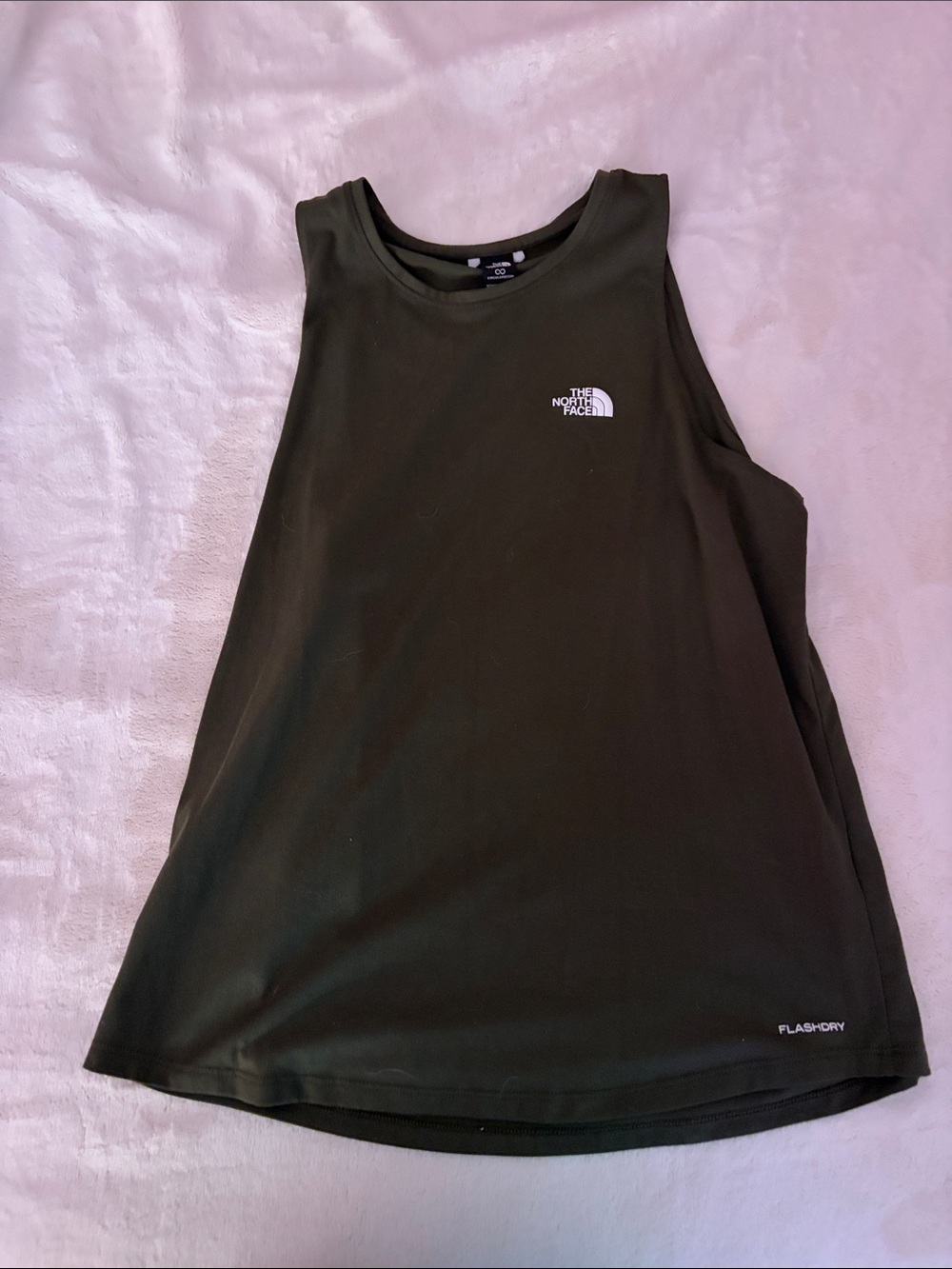 The North Face Olive Green Performance Sleeveless Top